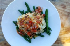 Grilled-Swordfish-tomato-caper-sauce-herb-mashed-potatoes