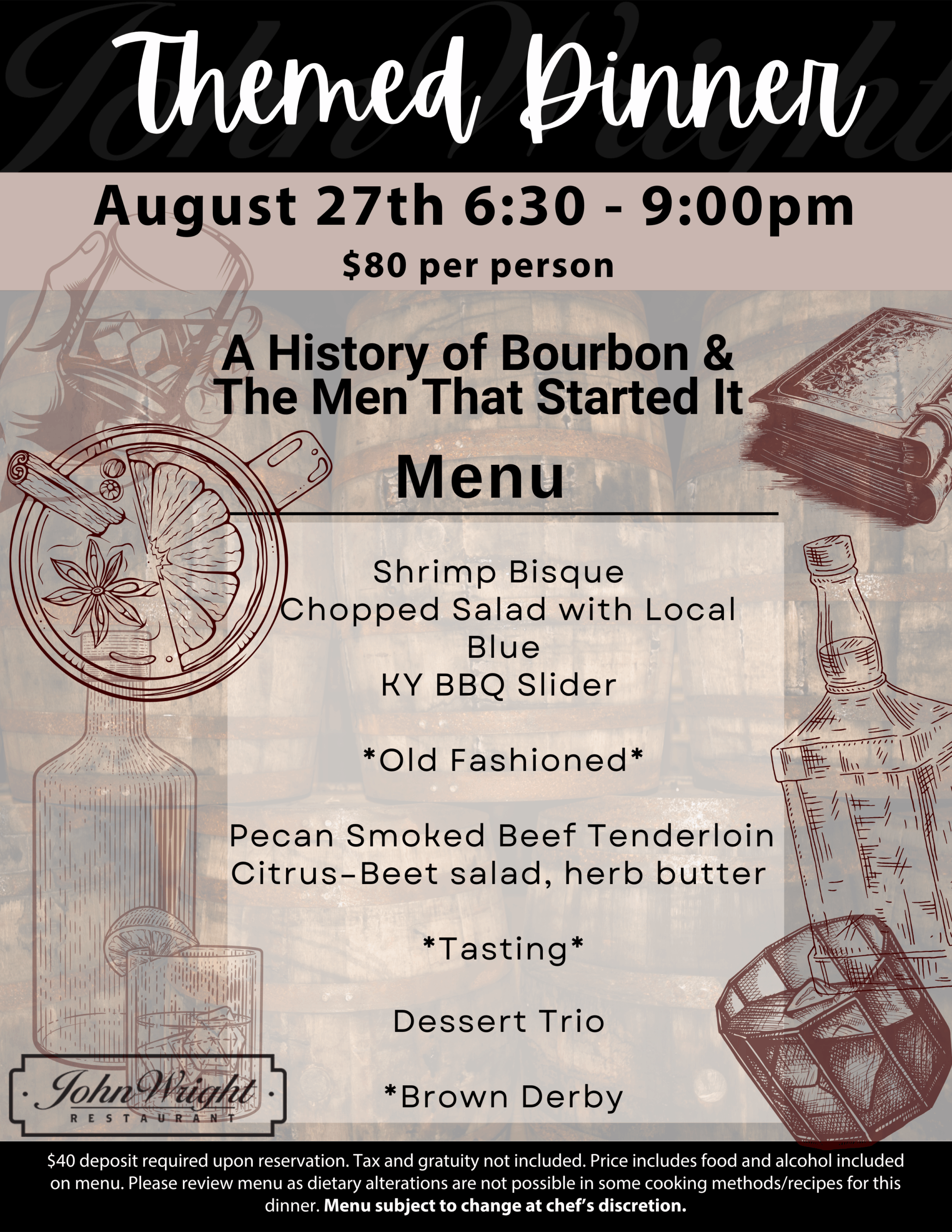 AUGUST 2026 A History of Bourbon & The Men that Started It (1)