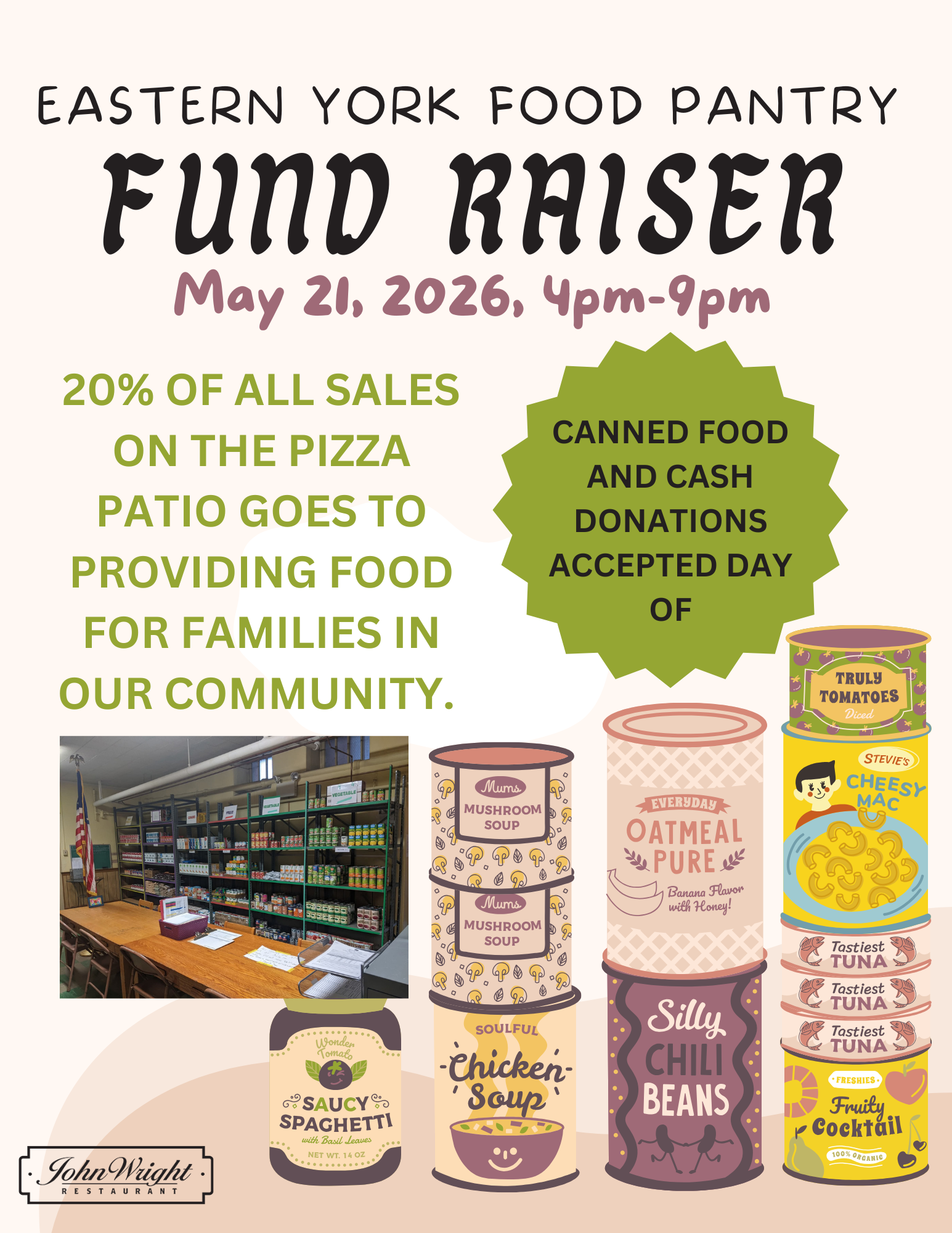 Eastern York Food Pantry Fund raiser